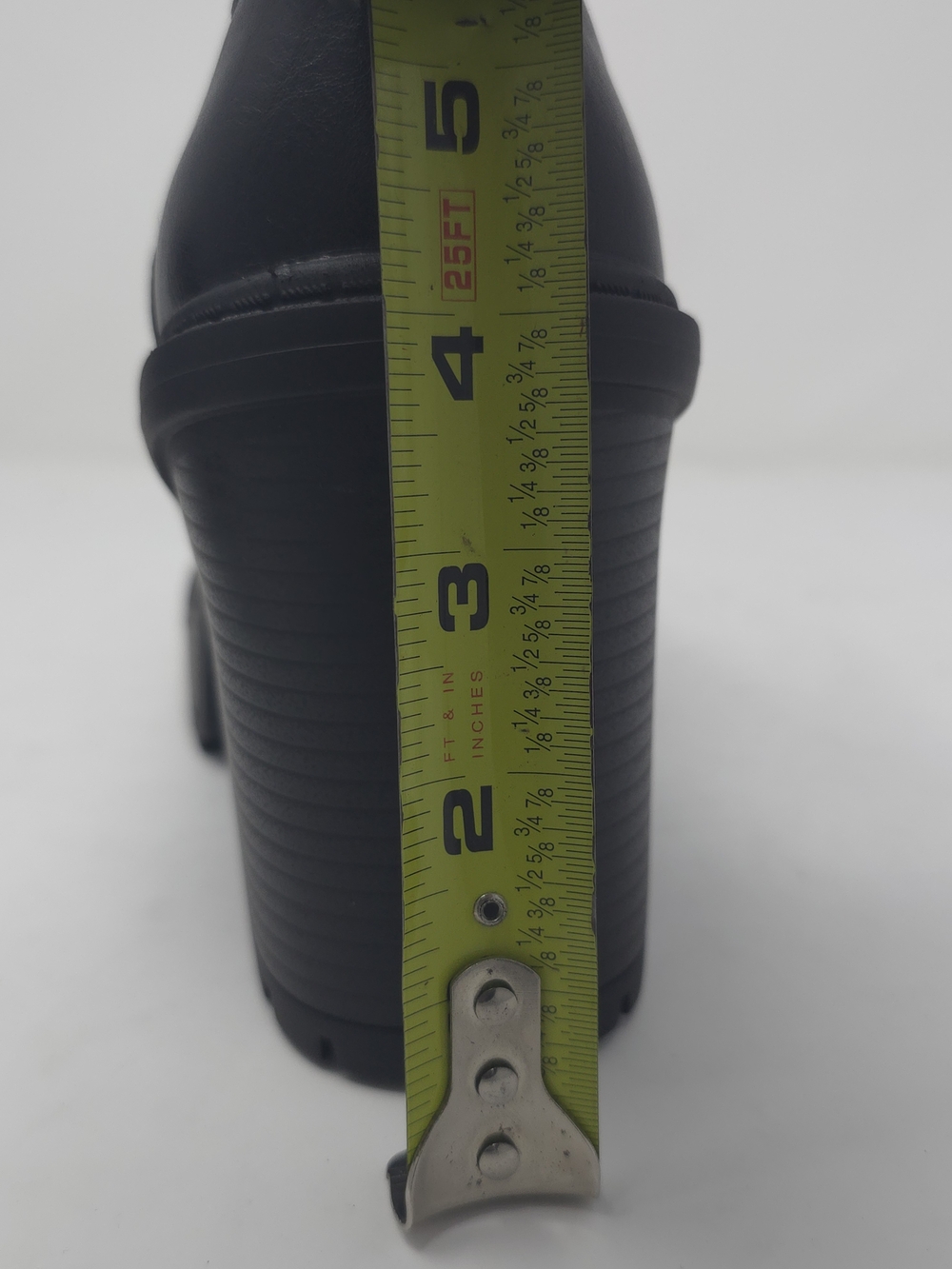 Charcoal Platform Chunky Heel Oxford Lace Up  Lug Sole Trendy - Picture 9 of 10